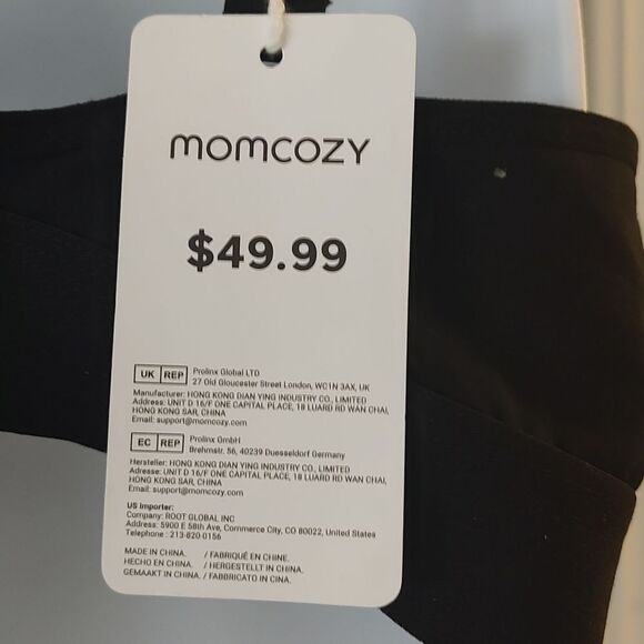 Momcozy black Hands-Free Nursing & Pumping Bra Sz M  ( 34 B, 34C, 34D, 36 A) NWT - Picture 4 of 5